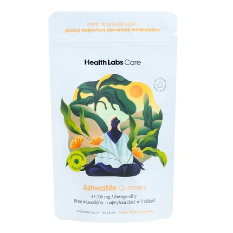 Healthlabs Ashwame Gummies Ashwagandha - Dietary Supplement For Stress Relief, 138g