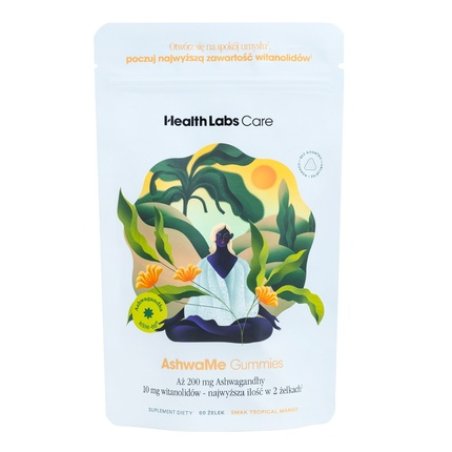 Healthlabs Ashwame Gummies Ashwagandha - Dietary Supplement For Stress Relief, 138g
