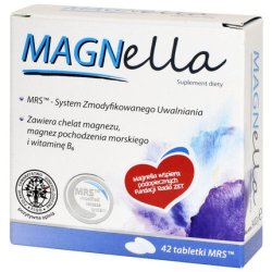 MAGNELLA Magnesium Vitamin B6 Nerve Stress Nervous System Muscles Cramps 42 Tablets