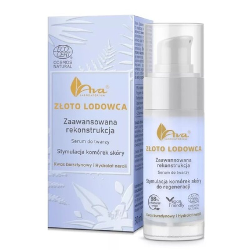 Ava Laboratorium Glacier Gold Face Serum 30ml