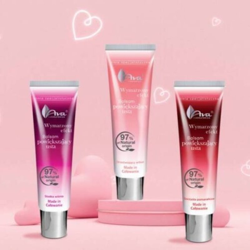 AVA Laboratory Dream Effect Lip Balm Volume Booster Watermelon Orange Cherry