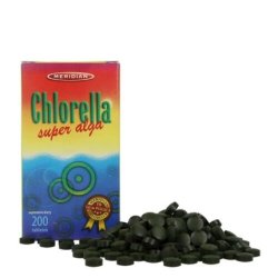 Chlorella Algae Pressed Tablets 200 Count Broken Cell Wall