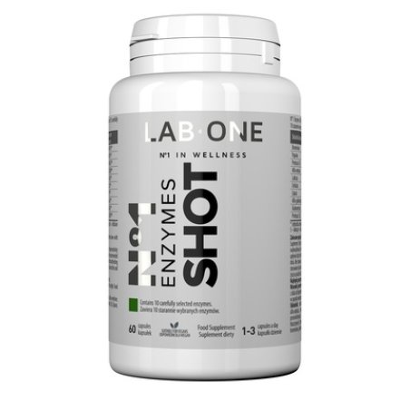 Lab One No. 1 Enzymes Shot Dietary Supplement - 60 Capsules