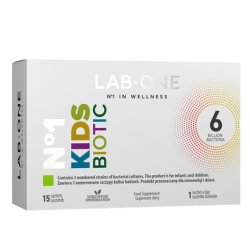 Lab One No. 1 Kidsbiotic Probiotic For Infants And Children Dietary Supplement - 15 Sachets