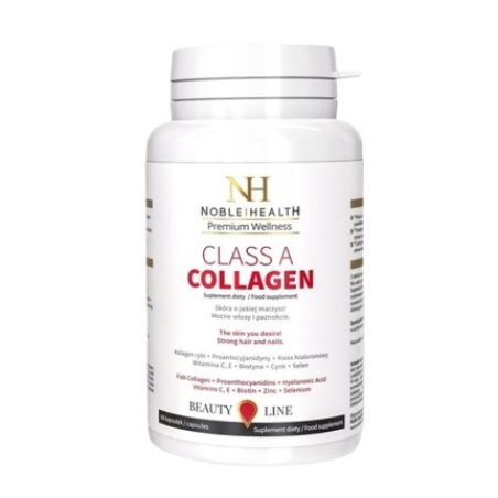 Noble Health Class A Collagen Natural Fish Collagen Dietary Supplement 90 Capsules