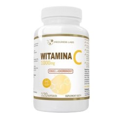 Progress Labs Vitamin C 1000mg Dietary Supplement 120 Capsules