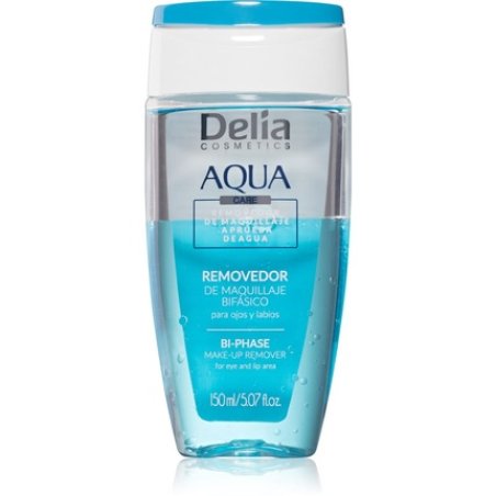 Delia Cosmetics Aqua Biphasic Makeup Remover for Eyes and Lips - 150 ml