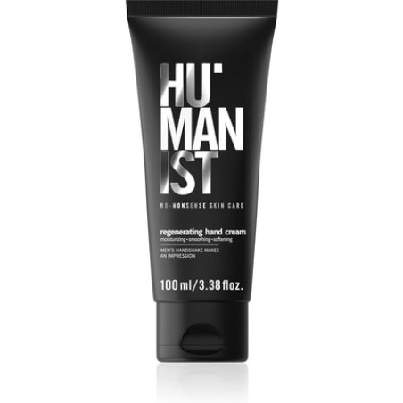 HUMANIST Men's Care Regenerating Hand Cream Moisturizes Smooths Nourishes Shea Butter Cotton Seed Oil Soy Oil Vitamin E