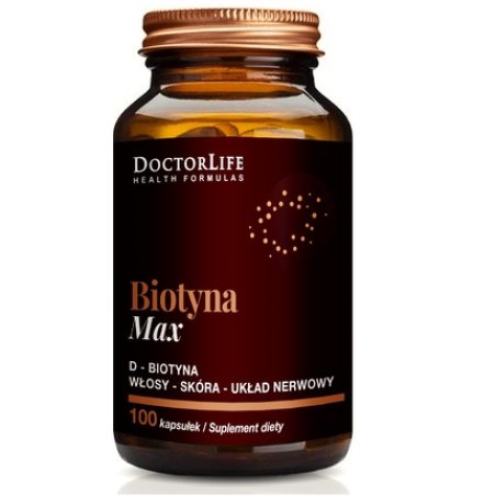 Doctor Life Biotin Max D-Biotin 5mg Dietary Supplement - 100 Tablets