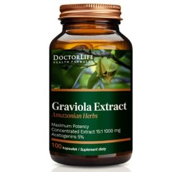 Doctor Life Graviola Extract 4500mg Dietary Supplement 90 Capsules