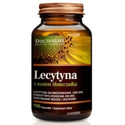 Doctor Life Lecithin From Sunflower Seeds 1200mg Dietary Supplement 100 Capsules
