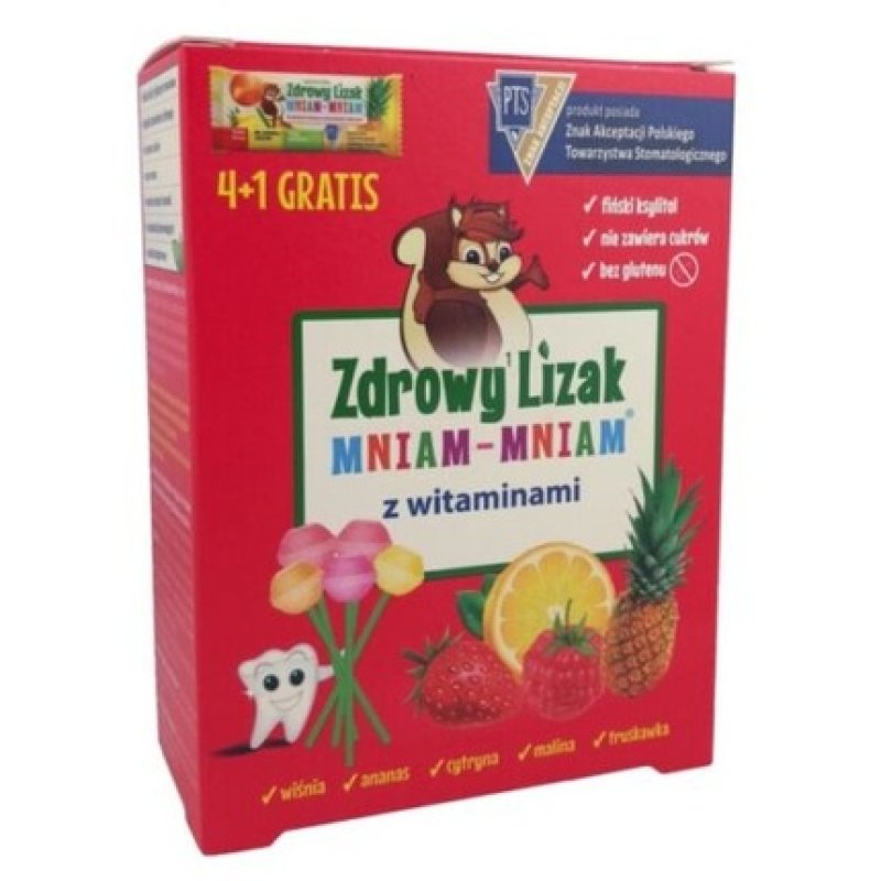 Starpharma Healthy Yum Yum Lollipop with Vitamins - Pack of 5