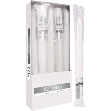Bispol Taper Candles 245/23 - White