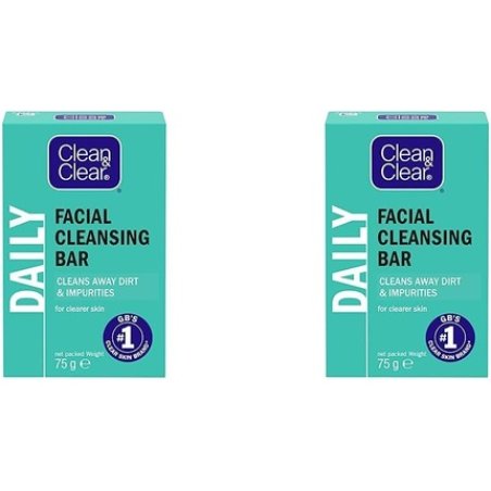 Clean & Clear Facial Cleansing Bar 75g