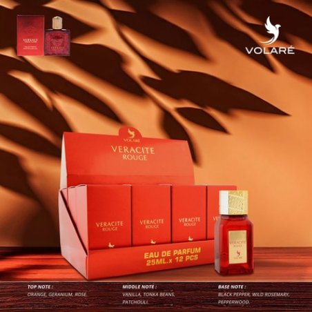 Volare Perfumes Eau De Parfum Volare Veracite Rouge For Men, 25 Ml