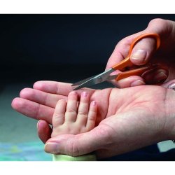 Fiskars Manicure Scissors Round Tip Total Length 10 cm Steel Synthetic Material Classic