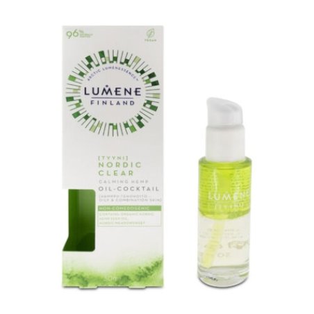 Lumene Nordic Clear Calming Hemp Oil Cocktail 30ml Moisturizer Oil