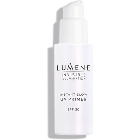 Lumene Invisible Illumination Instant Glow SPF 30 UV Primer 30ml Radiance Boosting Facial Fluid with Brightening Nordic