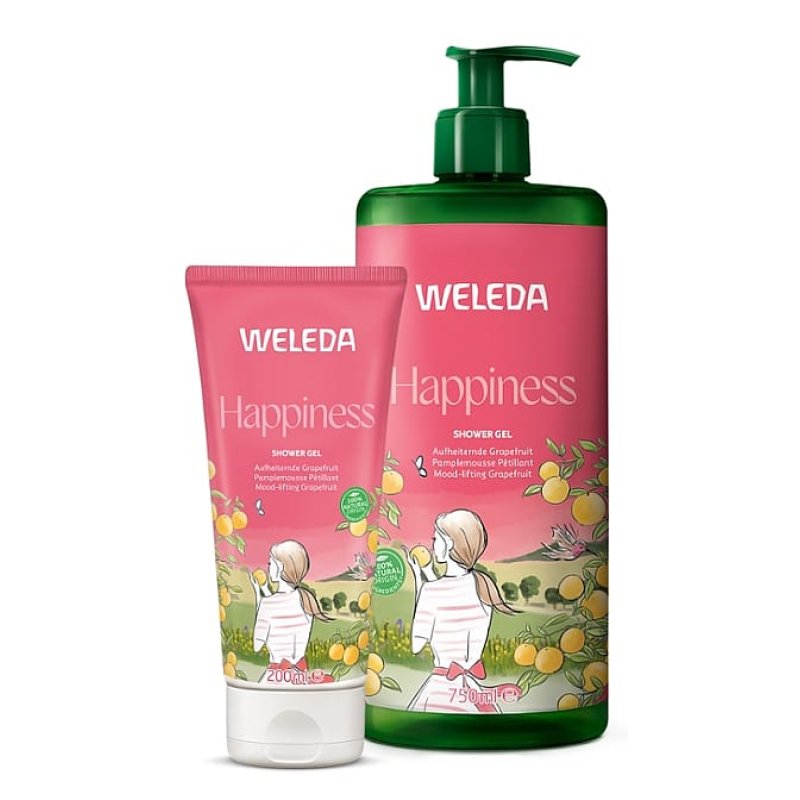 Weleda 7611916161759 shower gel & body washes 200 ml Women Body & hair Grapefruit, Lime, Mandarin