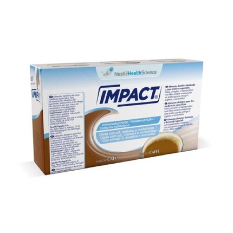 Nestlé Health Science Impact Coffee Formula for Immune Nutrition Ready to Drink 3x237ml