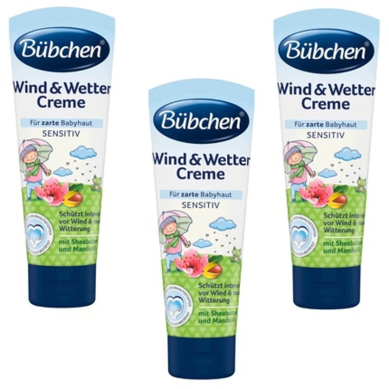 Bübchen Wind & Weather Cream Maintains Sensitive Baby Skin with Almond 75ml