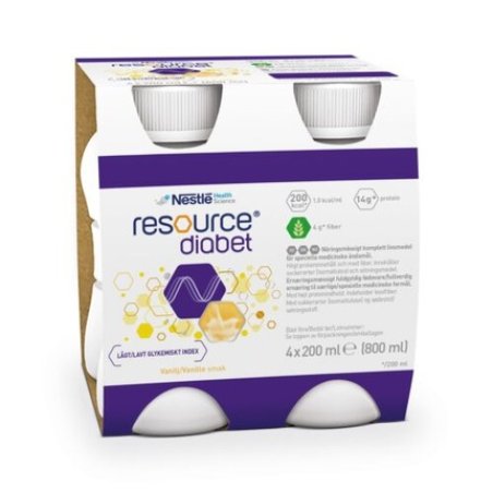 Nestlé Health Science Resource Diabet Vanilla High Protein Diet Drink with 100%