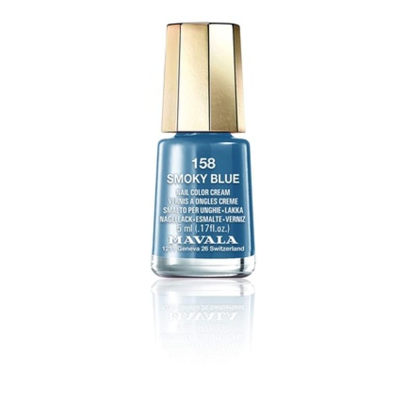 Mavala Nail Polish 158 Smoky Blue 5ml