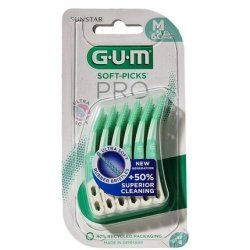 Gum Soft-Picks Pro Medium Interdental Cleaning Toothpicks 60 Pieces