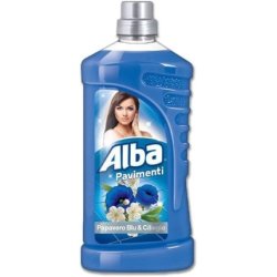 Alba Floor Cleaner Blue Poppy & Cherry 1L