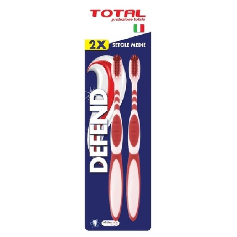 DEFEND SPAZZOLINO TOTAL 2 PZ
