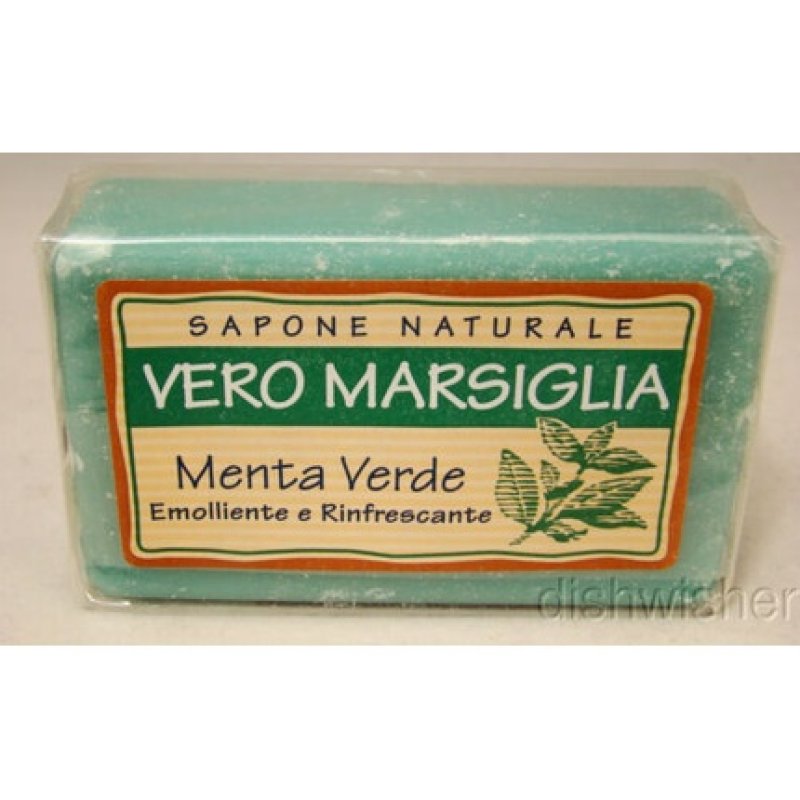 Nesti Dante Italy True Marseille Green Mint Natural Soap New Sealed 157ml