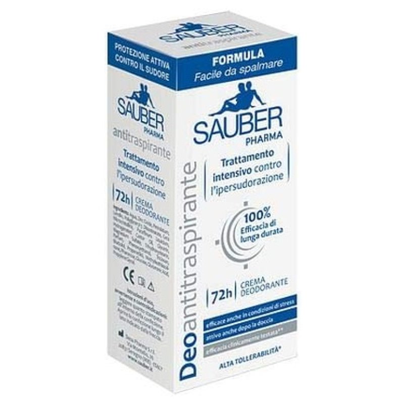 Sauber Deodorant Antiperspirant Cream 30ml