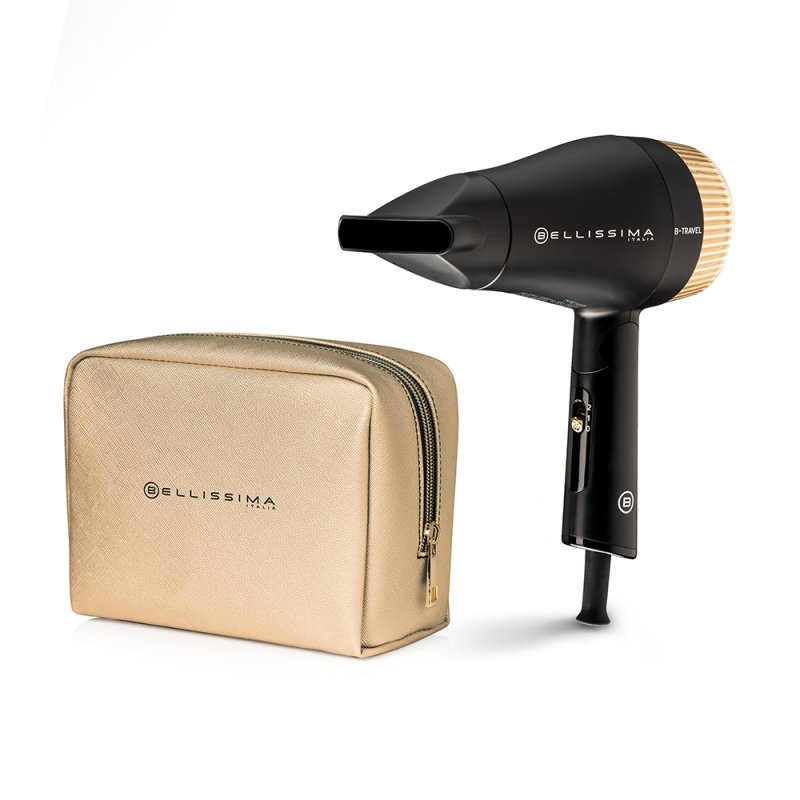Bellissima B-Travel hair dryer 1400 W Black, Gold