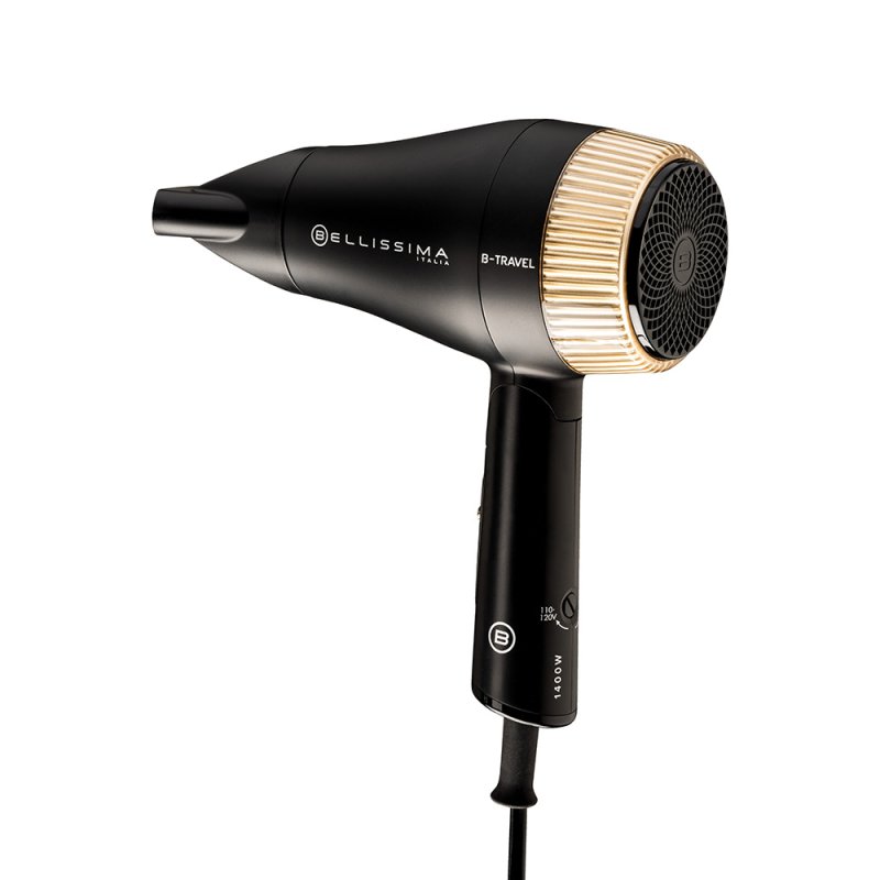 Schöner Imetec Travel Hair Dryer 1400 Watts Foldable Handle Precision Concentrator 2 Air/Temperature Combinations