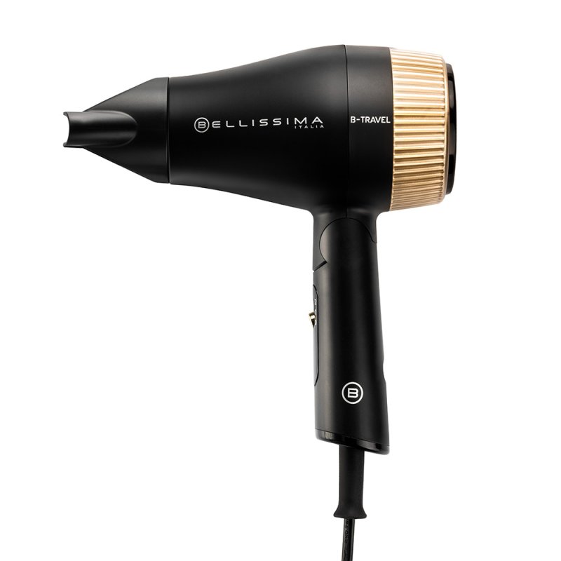 Schöner Imetec Travel Hair Dryer 1400 Watts Foldable Handle Precision Concentrator 2 Air/Temperature Combinations