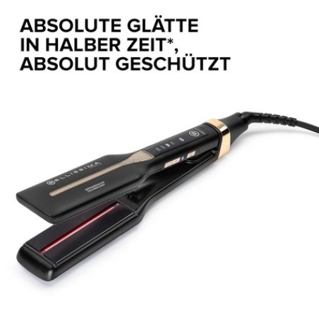 Bellissima Infrared Hair Straightener with 4 Heating Elements, Ceramic and Keratin Coating, 4 Temperatures, Flexible