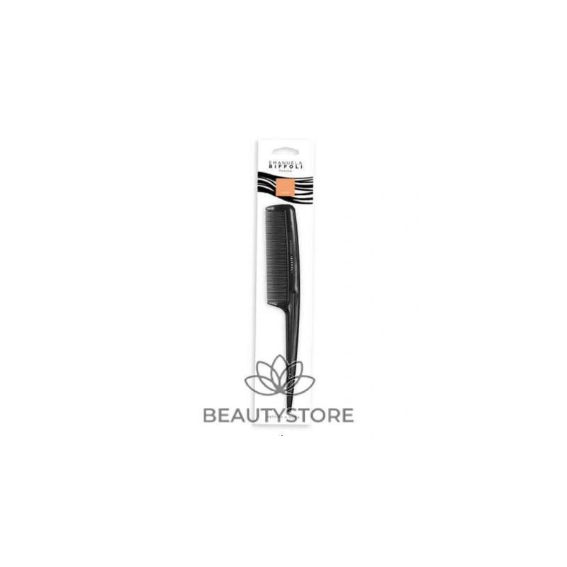 Emanuela Biffoli Fine Tooth Comb Plastic Black