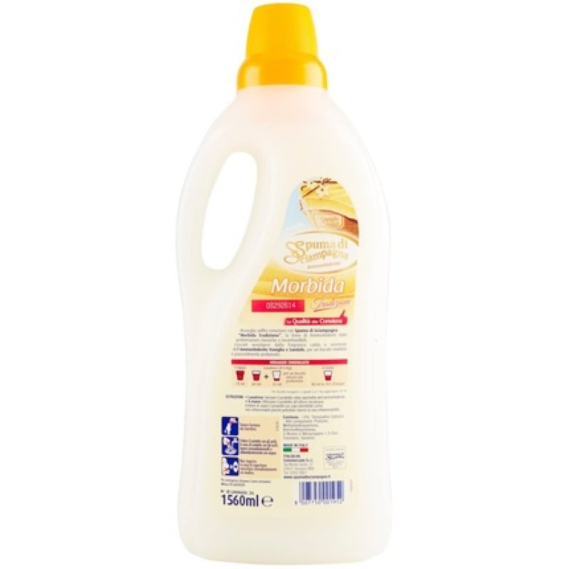 Spuma Sciampagna – Fabric Softener, Vanilla And Sandalwood, 1.56 L – [Pack 3