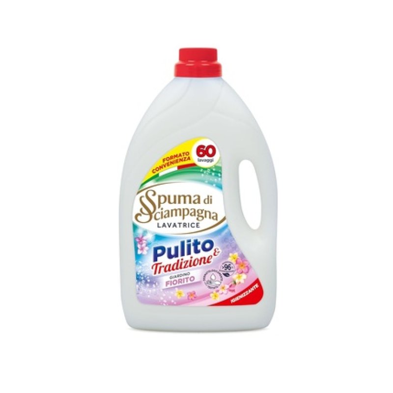 Spuma Di Sciampagna Liquid Laundry Detergent for Washing Machine, Colorful 3000ml