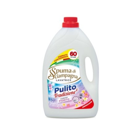 Spuma Di Sciampagna Liquid Laundry Detergent for Washing Machine, Colorful 3000ml
