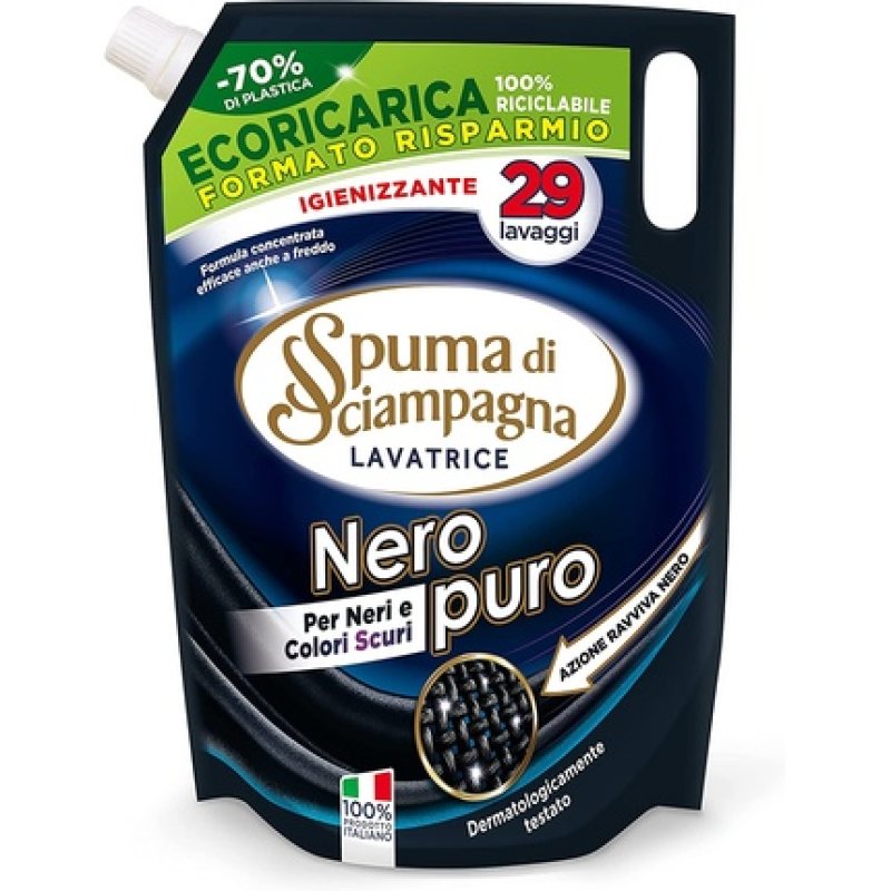 Spuma Di Sciampagna Coricarica Detergent For Washing Machine, Black, 29 Washes