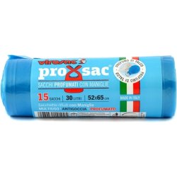Virosac Roll 15 Scented Bags On Talc, Nylon, Light Blue, 52 X 0.1 X 65 Cm