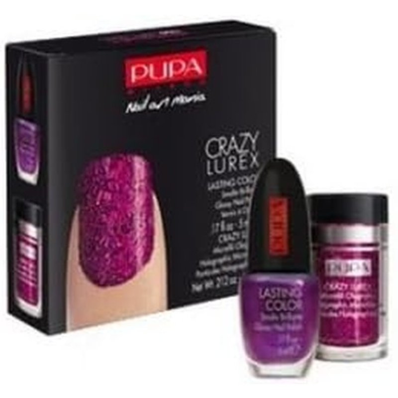 Nail Art Kit Crazy Lurex Fuchsia Shade