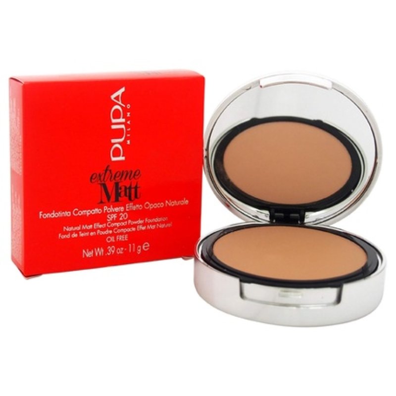 Pupa Milano Extreme Matt Compact Powder SPF 20 Foundation for Women