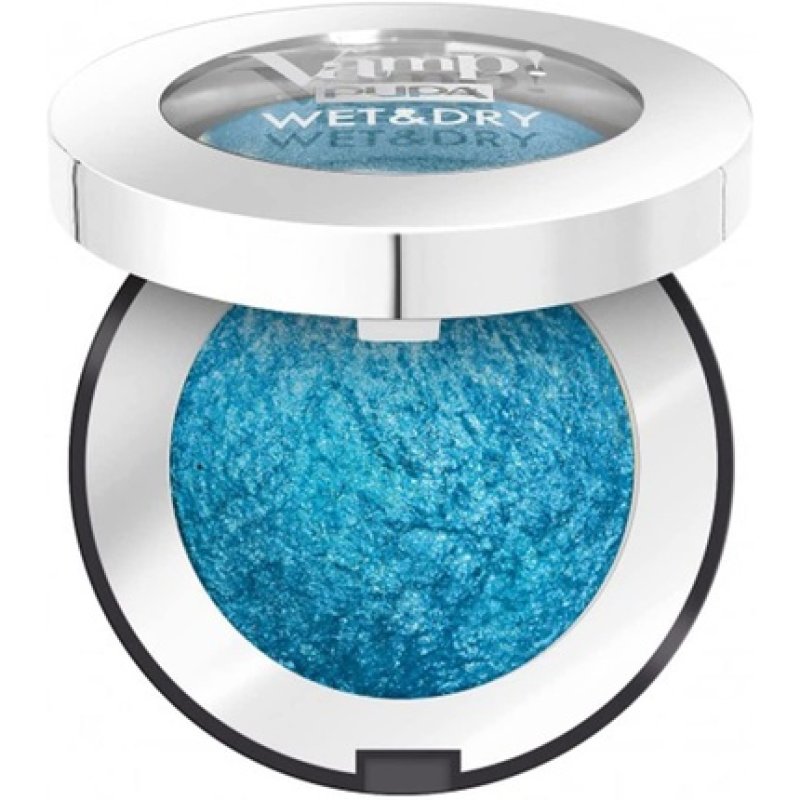 PUPA Vamp! Wet & Dry Eyeshadow Indigo Blue Satin 304 - 3F96CF
