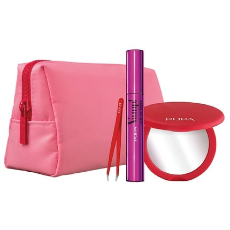 Pupa Milano Pochette Kit Vamp! Mascara Lash Extender With Mirror And Tweezers
