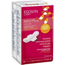 Santex Egosan Light Mini Plus Incontinence Pads 16 Count - Pack of 16