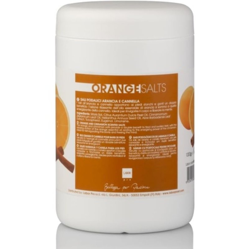 Orange and Cinnamon Scented Foot Bath Salts 1kg