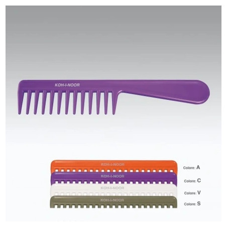 Koh-I-Noor Radon Comb With Military Green Handle 8130s