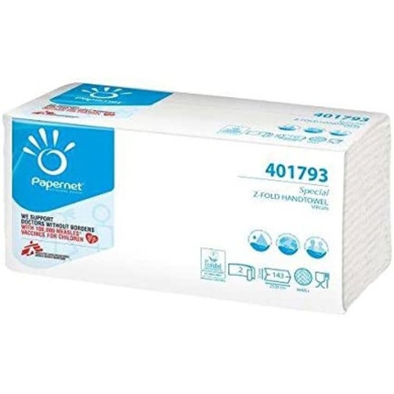 Papernet-Conf. 1 X 143 Asciugamaniz 23 X 23.5 Cm 401793